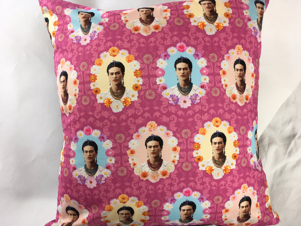 Floral Frida Cushion Cover (Pink)
