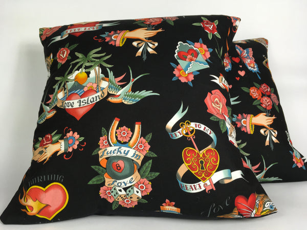 Mexican Tattoo cushion  cover