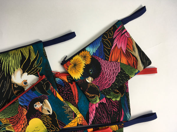 Tropical birds Coin Purse or Pouch