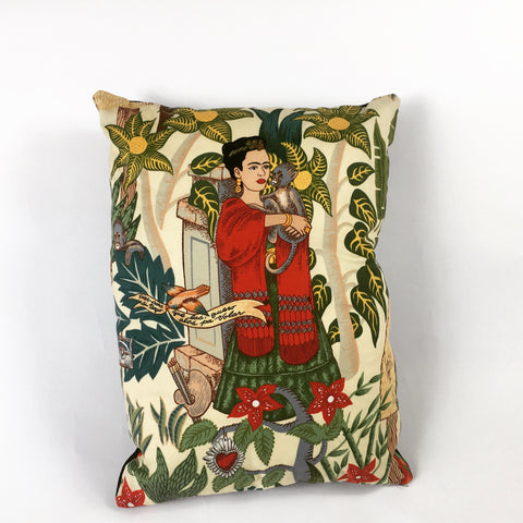 Frida Rectangular Cushion Cover (Cream)