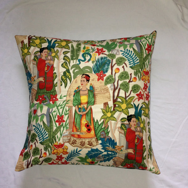 Frida Floor Cushion cover (Black)