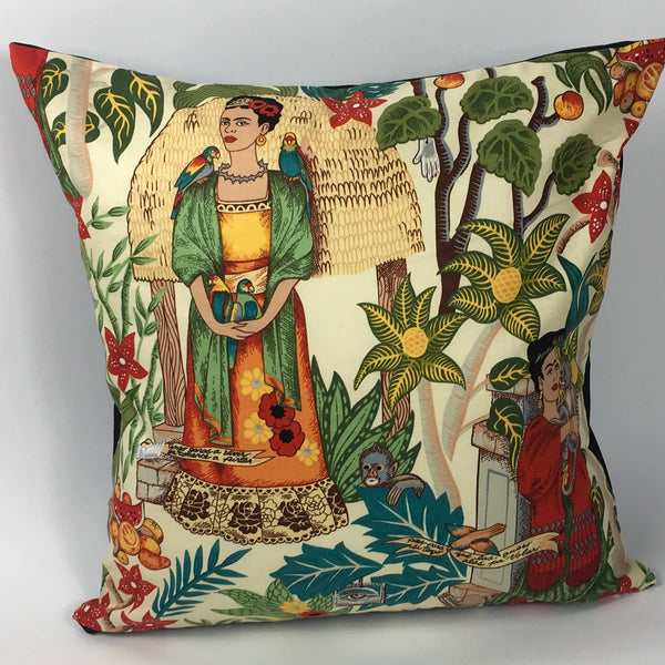 Frida Rectangular Cushion Cover (Cream)