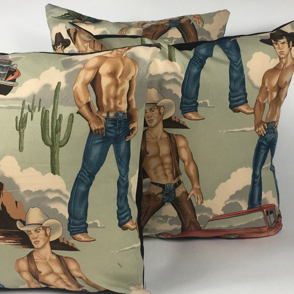 Cowboy Cushion Cover T-dye