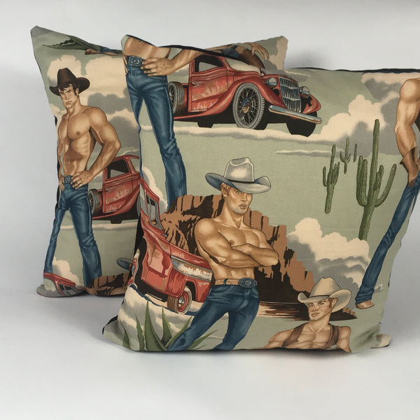 Cowboy Cushion Cover T-dye