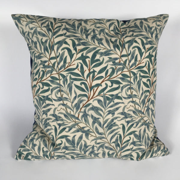 WILLIAM MORRIS WILLOW BOUGH GREEN CUSHION COVER