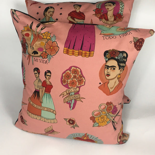 Frida Pink Cushion Cover