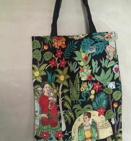 Frida Tote Bag (Black)