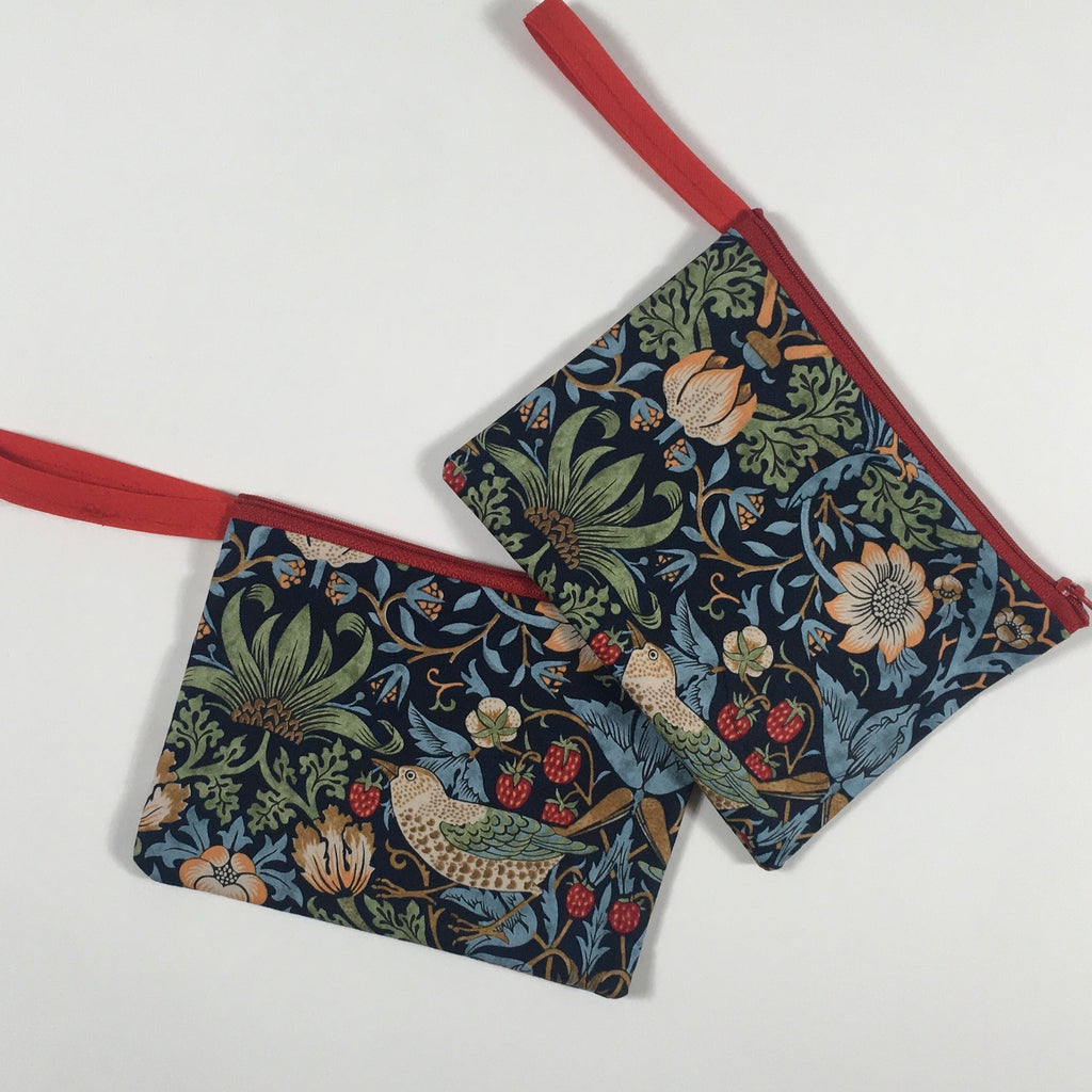 William Morris The Strawberry Thief Coin Purse or Pouch