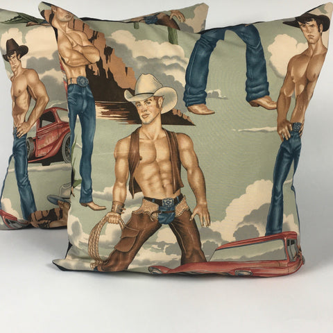 Cowboy Cushion Cover T-dye