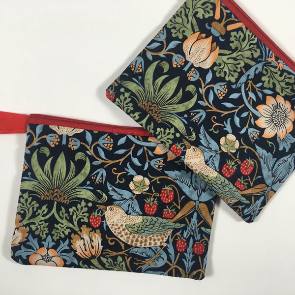 William Morris The Strawberry Thief Coin Purse or Pouch