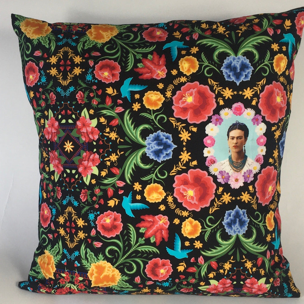 Mexican Frida Cushion Cover twentysevenpalms