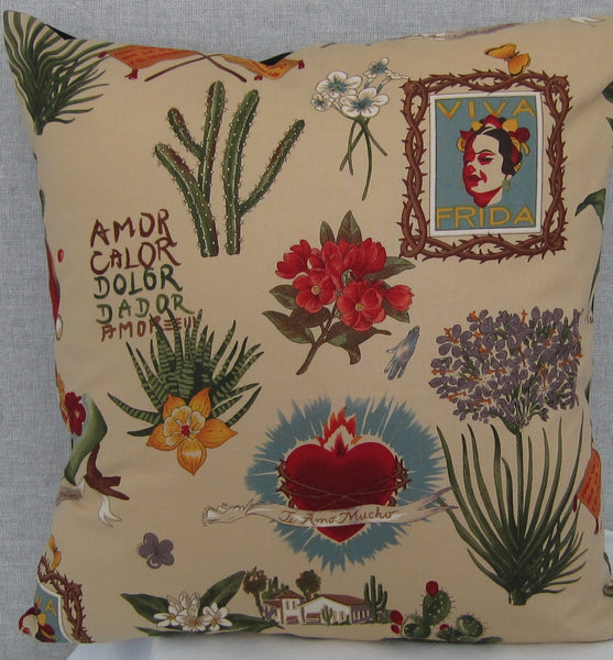 Frida Cushion Cover (Cream)